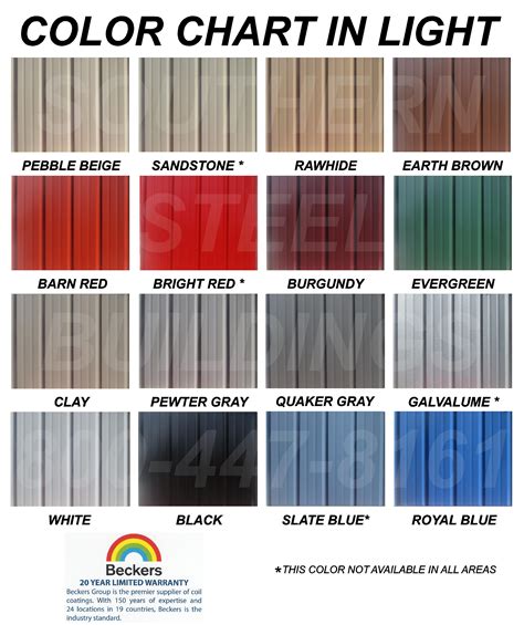 house siding colors with metal roof|steel siding color chart.